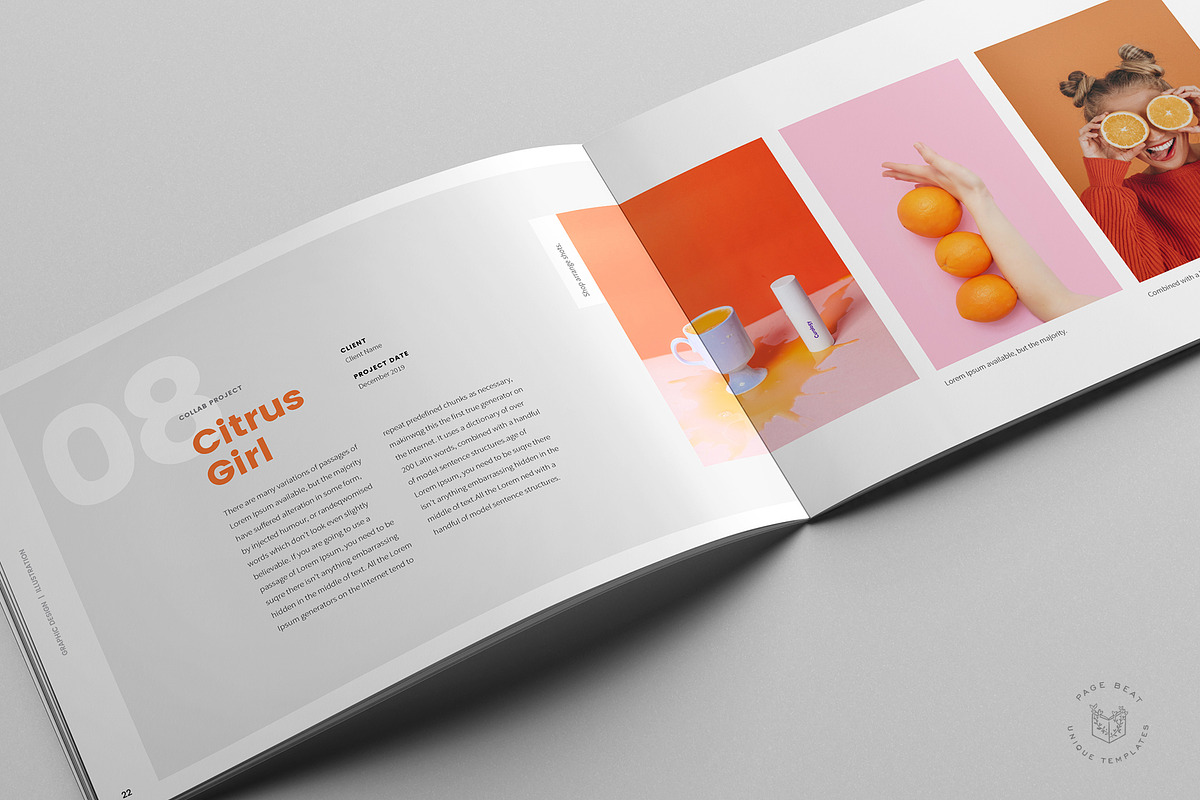 Croma Landscape Portfolio + Resume, a Brochure Template by PageBeat (Photo 8 of 12)