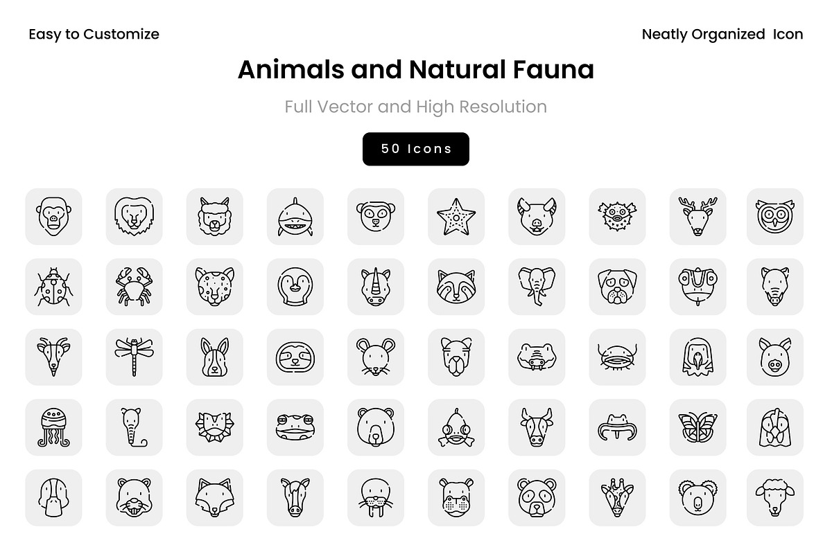Animals and Natural Fauna, a Solid Icon by Wencory (Photo 1 of 2)