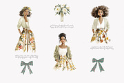 Spring romantic watercolor clipart, a Decorative Illustration by Patishop Art (Thumbnail 3 of 9)