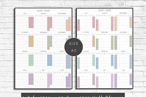 2024-2025 Printable Big Wall Planner