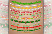 Christmas Garlands Set, a Decorative Illustration by Voysla's Shop (Thumbnail 4 of 5)