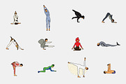 The Yoga Costume Party, an Illustration by pkahraman (Thumbnail 3 of 5)