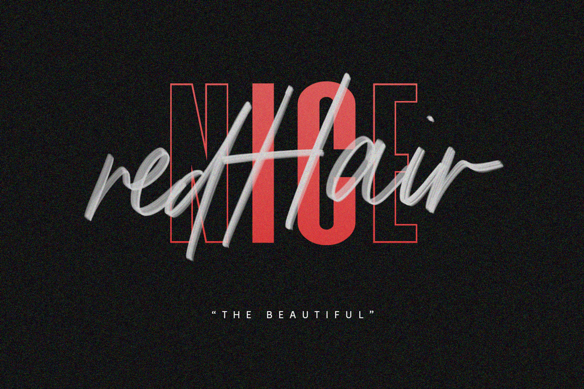 Triester SVG Brush Font Free Sans, a Script Font by Maulana Creative (Photo 3 of 11)