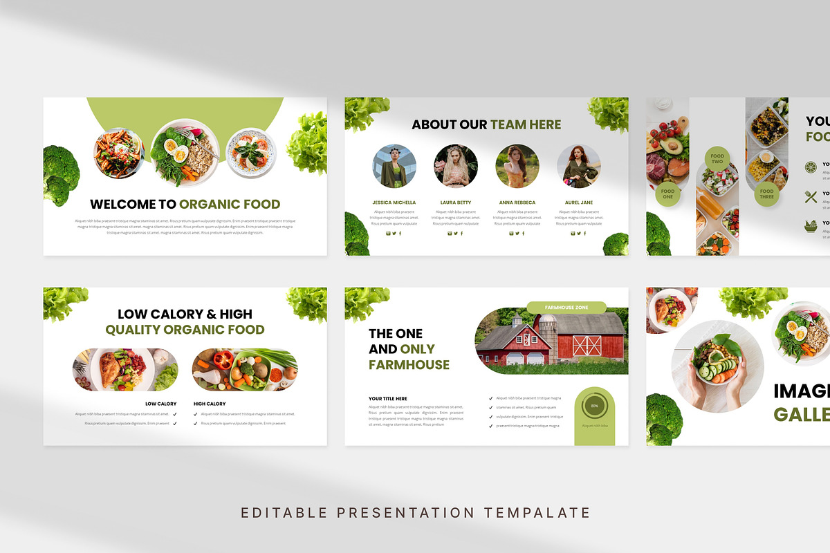 Organic Food Presentation Template, a Presentation Template by Digitcase x Wealthwells (Photo 2 of 4)