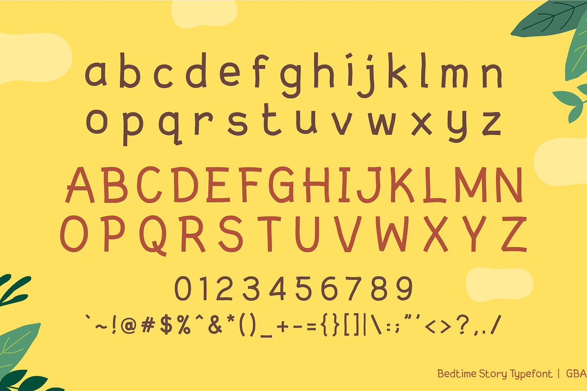 Bedtime Story, a Sans Serif Font by GBAstudio (Photo 4 of 5)