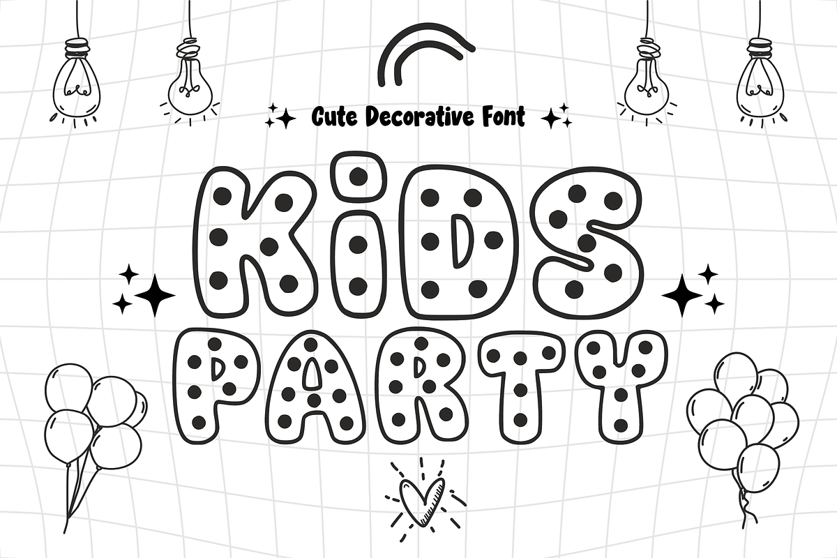 Creative Park - Decorative Font, a Font by KiddoGlyphs Studio (Photo 2 of 5)
