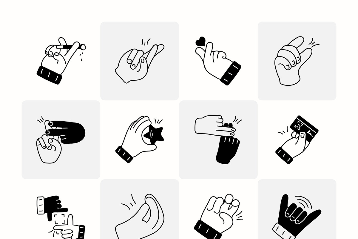 Animated Hand Icons, a Duotone Icon by Prosymbols (Photo 9 of 12)