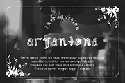 aryantona, a Script Font by Gblack Id (Thumbnail 1 of 6)