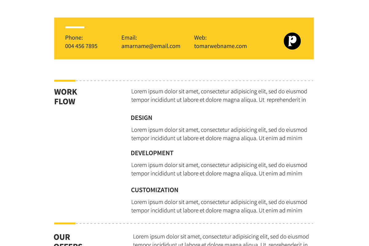 Proposal Template, a Brochure Template by DesignGhar (Photo 7 of 8)