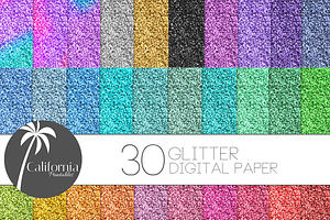 Glitter Texture Digital Paper