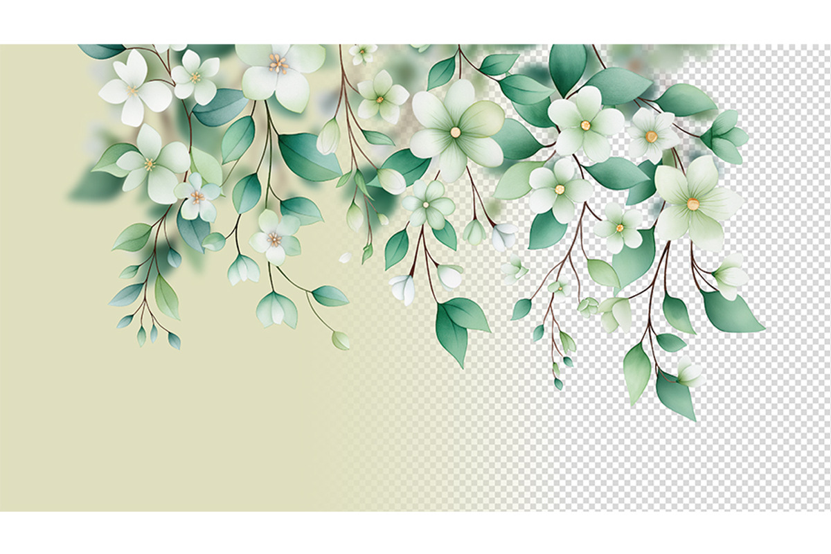 Floral Watercolor Clipart, a Decorative Illustration by BazziBa♥ (Photo 11 of 12)