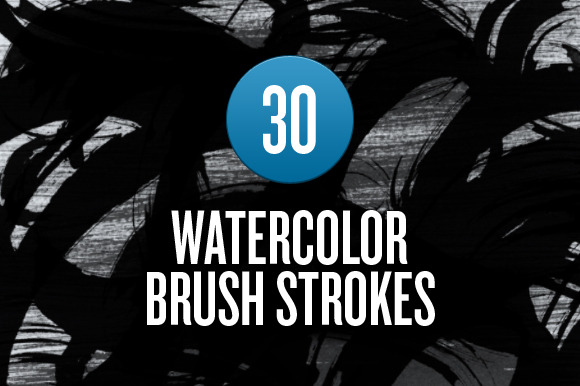 Watercolor Brush Stroke Brushes preview 5