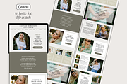 Canva Website - Life Coach, a Landing Page Template by thebrandcove (Thumbnail 1 of 6)