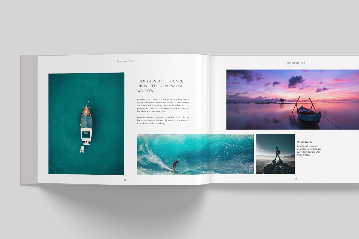 Photo Book / Album or Portfolio, a Brochure Template by TheBrightGrap (Photo 14 of 22)