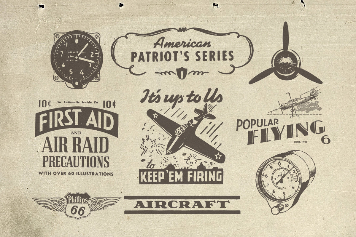 Retro Planes, an Object Graphic by Retro Machine (Photo 3 of 4)