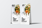 DL Table Tent Mockup, an Advertising Mockup by Rizky Audymas (Thumbnail 8 of 9)