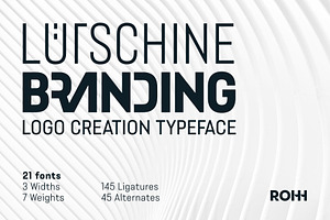 Lütschine Branding Creator Typeface