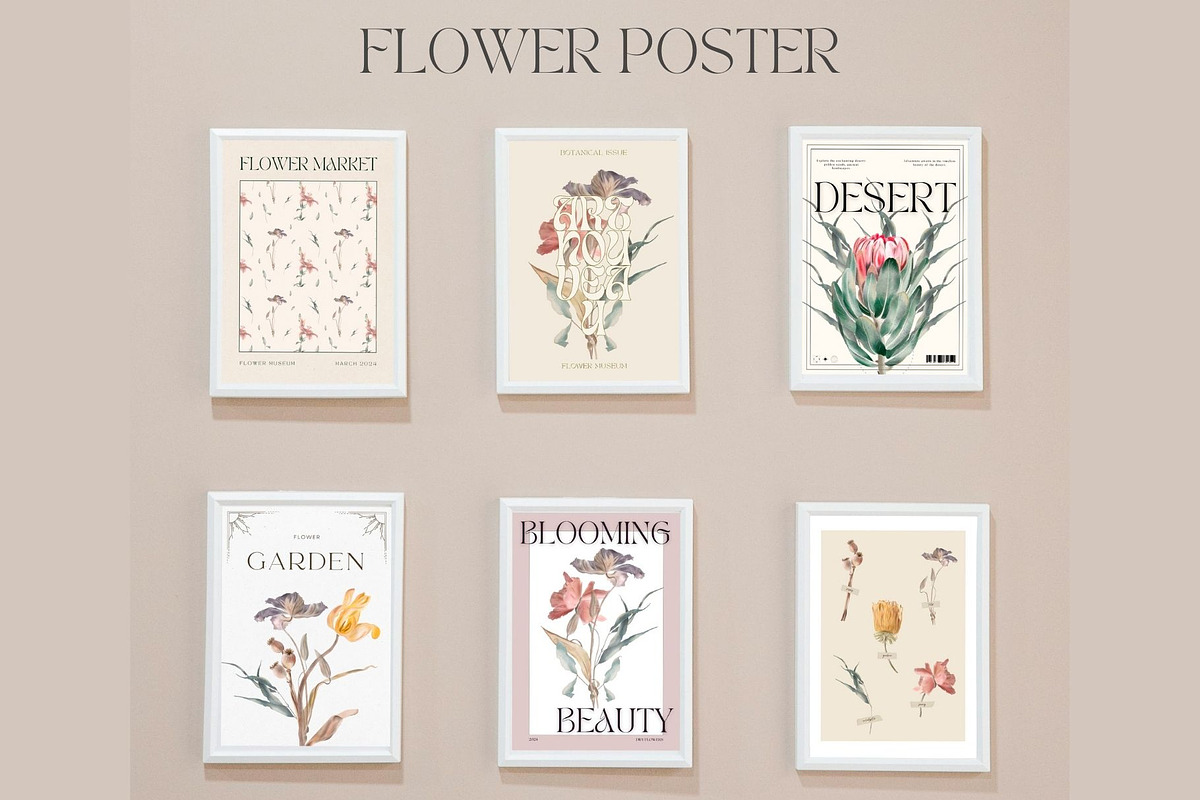 Flower Posters Collection, an Object Graphic by Kate Creative Studio (Photo 3 of 7)