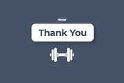 Gym and Fitness Icons, an Outline Icon by Tekuni (Thumbnail 8 of 8)