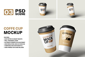 High Quality Coffe Cup Mockup