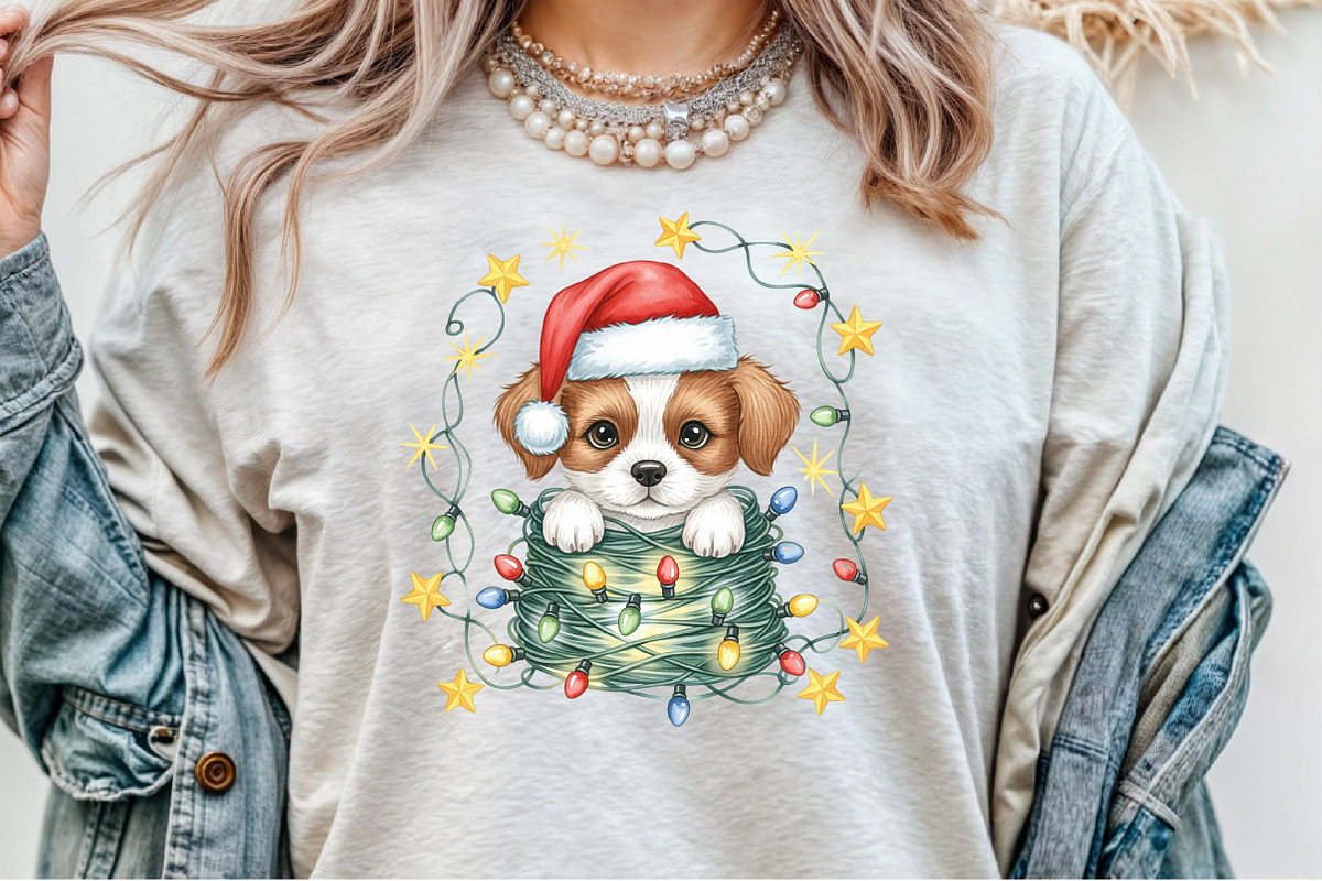 Christmas Dog PNG Clipart, an Illustration by Sublimation Artist (Photo 8 of 9)