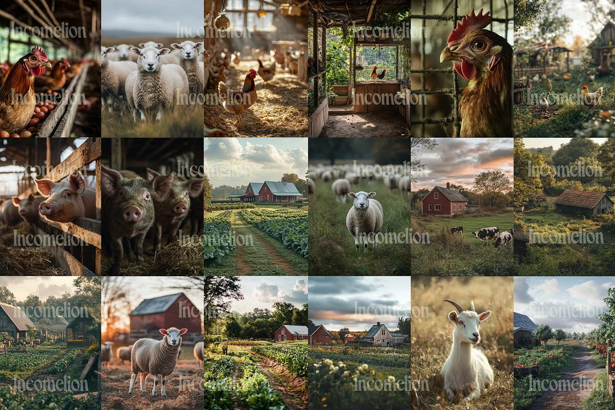 50 Farm Life Stock Photos, an Animal Photo by Incomelion (Photo 4 of 9)