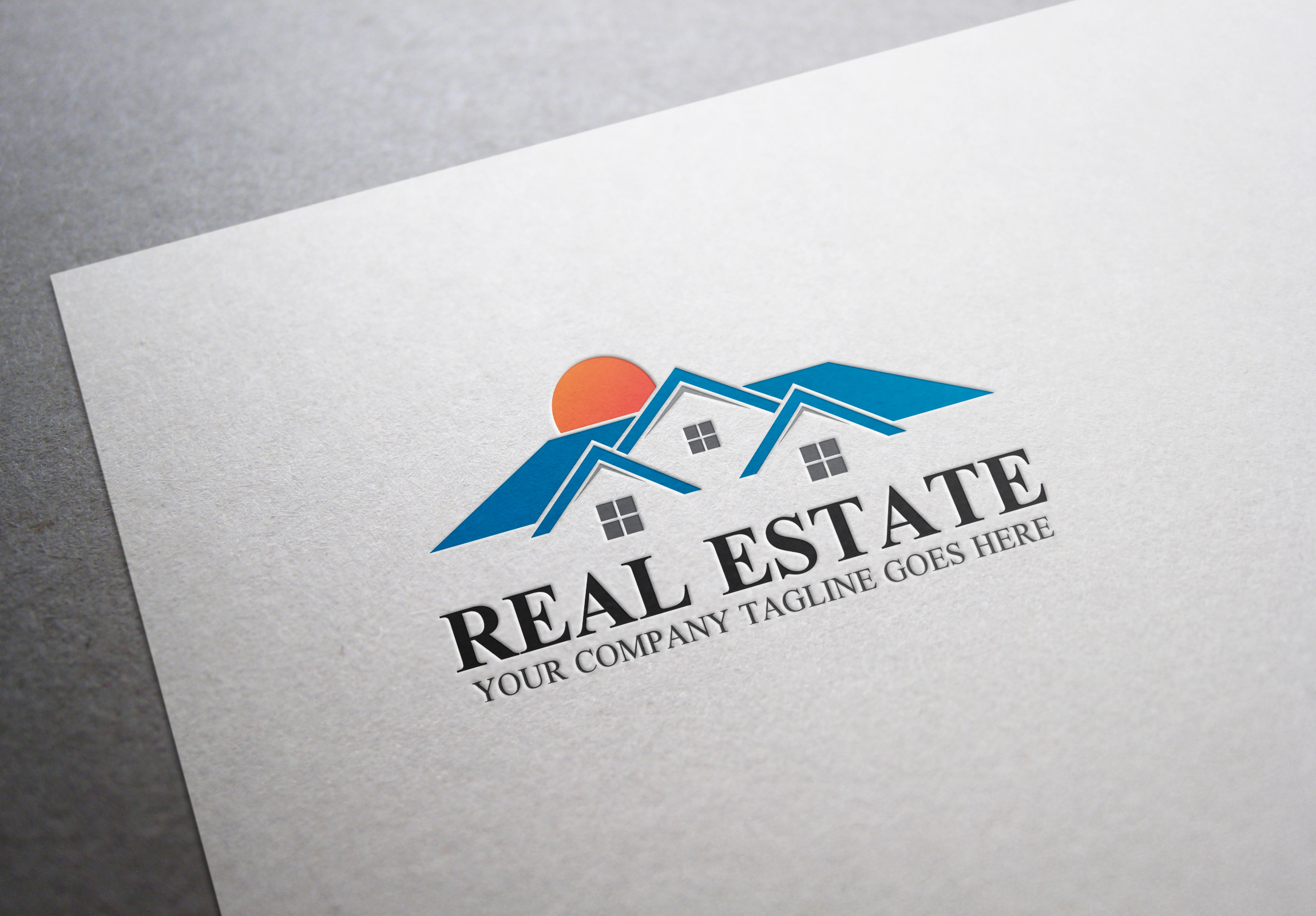 Real Estate Logo, a Branding & Logo Template by XpertgraphicD