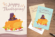 Happy Thanksgiving set, a Decorative Illustration by SunnyWS (Thumbnail 2 of 5)