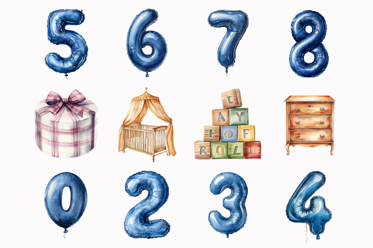 Polo teddy bear Baby Shower Clipart, an Illustration by Design Market (Photo 3 of 5)