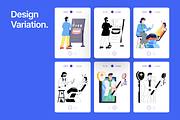 Animated Dentist Activities, a Person Illustration by Prosymbols (Thumbnail 3 of 11)