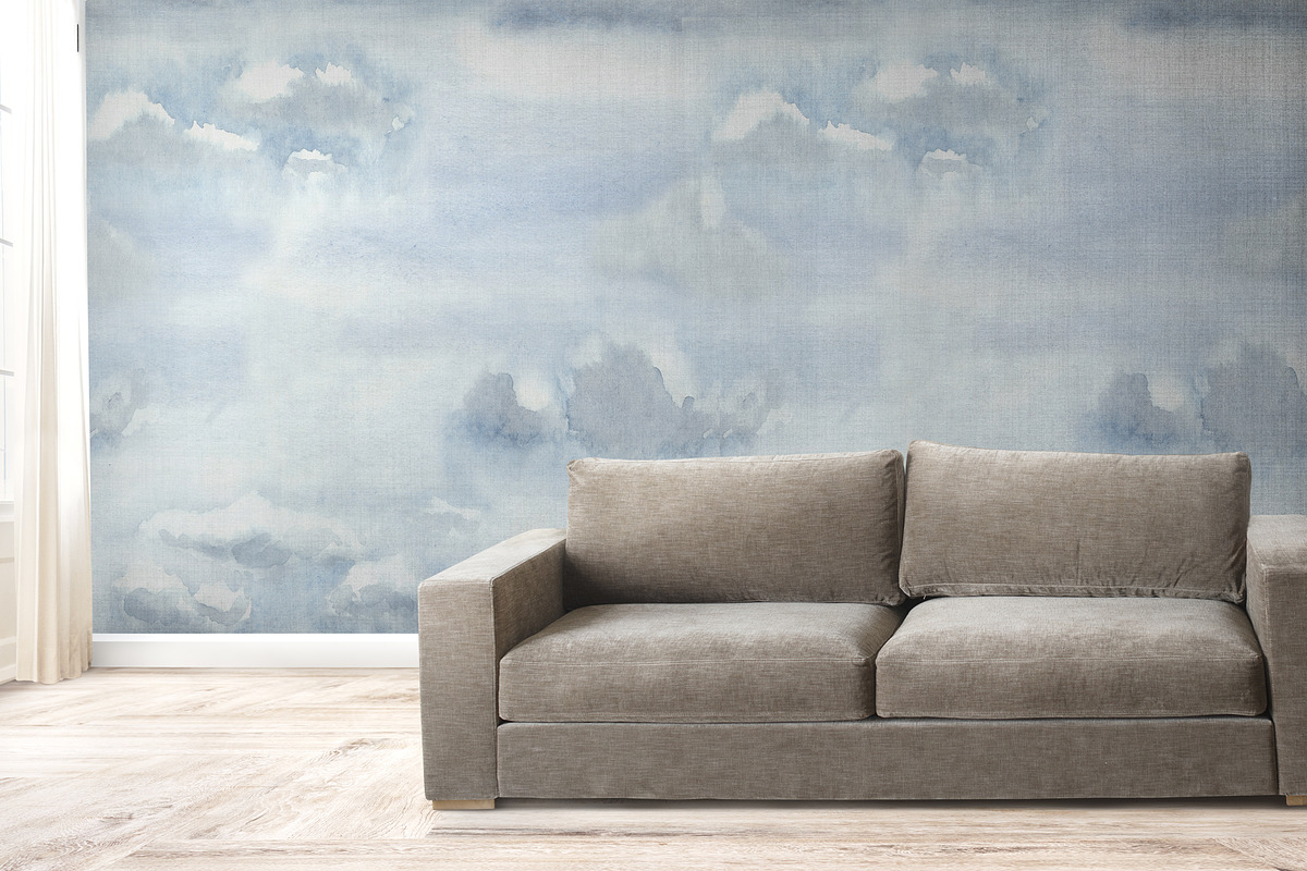 Watercolor Sky and Clouds. Patterns, a Decorative Illustration by Slastick (Photo 7 of 8)