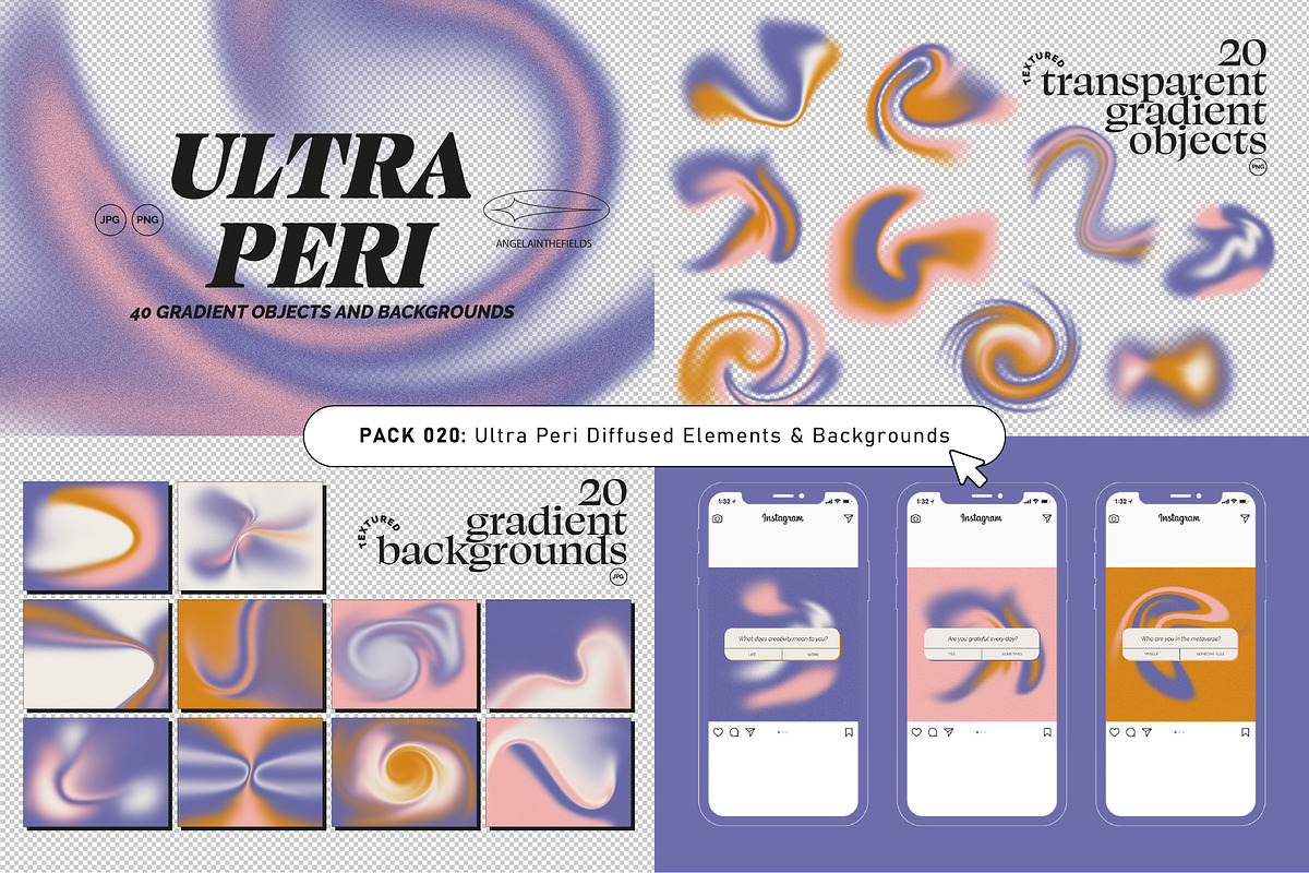 Retro Futurist Bundle 80% OFF, a Texture Graphic by angelainthefields (Photo 24 of 25)