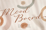 Mood Board script font, a Serif Font by Anna Zakharchenko (Thumbnail 1 of 23)
