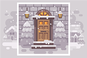 Winter porches, a Decorative Illustration by Ivan Dubovik (Thumbnail 2 of 7)