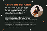Resume Template Word Pages InDesign, a Resume Template by More Profesh (Thumbnail 8 of 8)