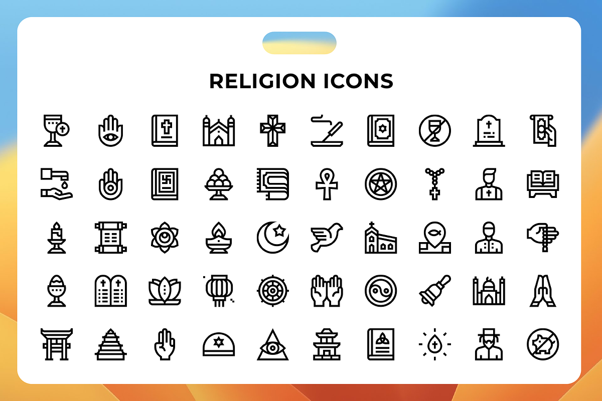 Religion Icons, an Icon by Wencory
