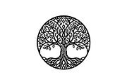 Sacred Tree of Life Vector Bundle, an Illustration by Designs_River (Thumbnail 21 of 51)