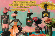 Summertime vibes clipart, a Person Illustration by Fusion Dream (Thumbnail 1 of 8)