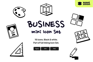 Inking Business Icons