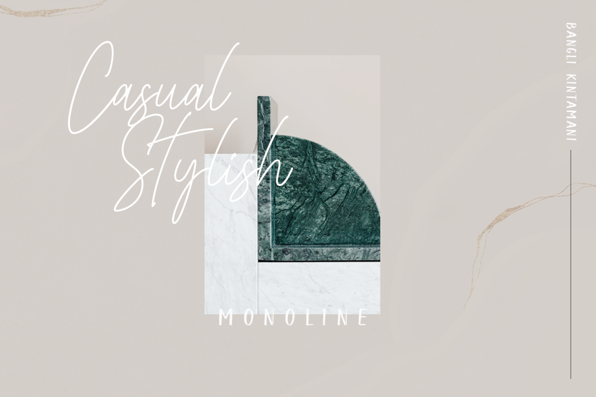 Bangli Kintamani 8 Handwritten Fonts, a Script Font by Bluestudio (Photo 4 of 12)