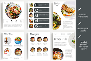 SALE! Recipe Book Template