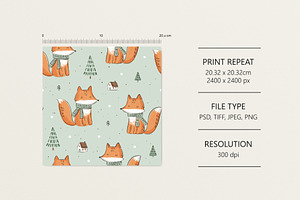 Pattern: Winter fox