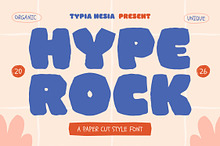 Hype Rock – Bold Paper Cutout Fun