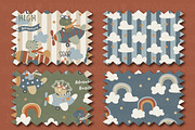 Aviatorsaurus set, an Animal Illustration by Poppymoondesign (Thumbnail 4 of 5)