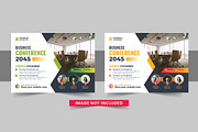 Horizontal Conference flyer bundle, a Flyer Template by Pavel_design (Thumbnail 9 of 11)
