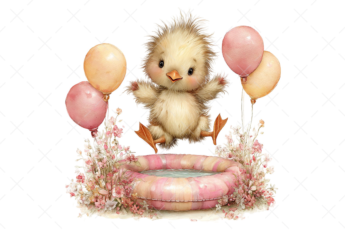 Summer Funny Chick Clipart, an Illustration by Craft Nest (Photo 11 of 12)
