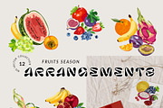 Fruits Season Posters & Patterns, an Illustration by SunnyAfternoons (Thumbnail 11 of 13)