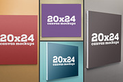 Canvas Mockup Bundle, a Print Template by Saunter Studios (Thumbnail 4 of 5)