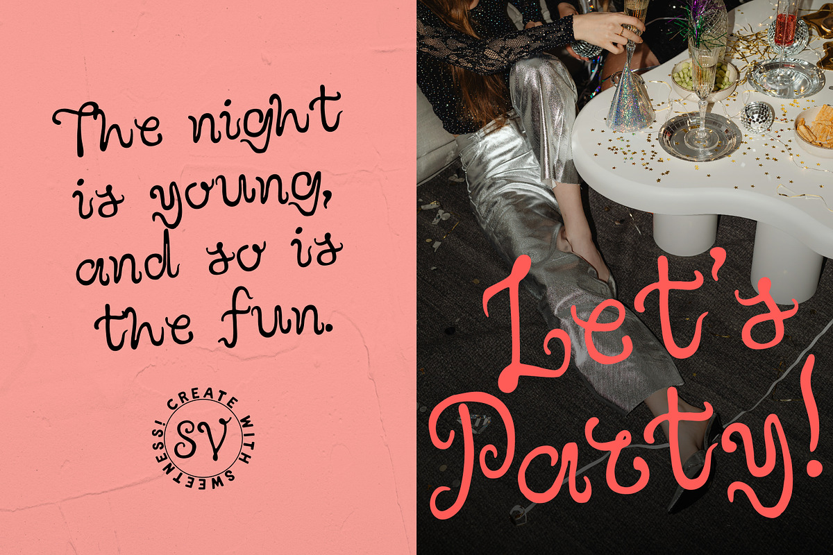Marzipan Cream Sweet Festive Script, a Handwritten Font by Struvictory.art (Photo 6 of 9)