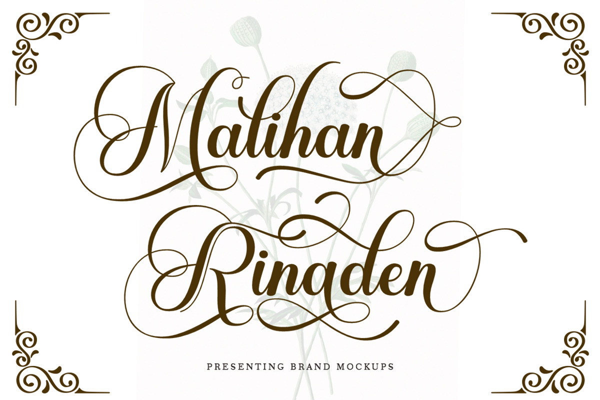 Bernard Script, a Script Font by Strong.co (Photo 2 of 9)